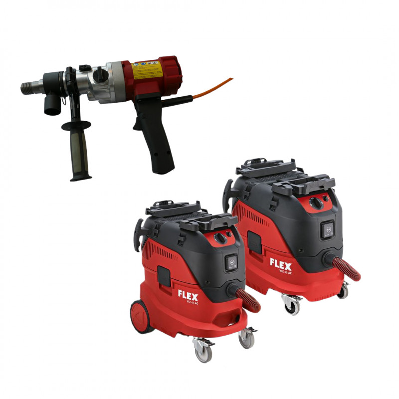 Boorunits DKS 15 + ASPI VAC 200 - MICROPERCUSSIE