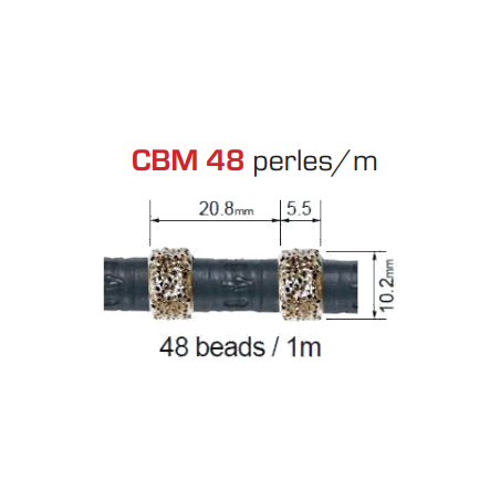 Steel Diamond Wire – CBM 44 / 48 / 53